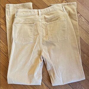 Talbots Yellow Corduroy Pants size 8